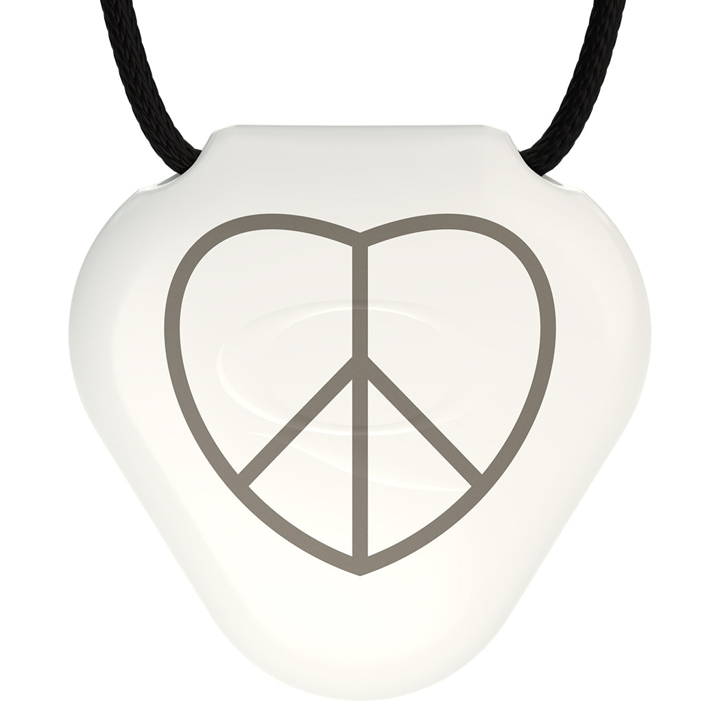 Q-Link Acrylic SRT-3 Pendant (Original White) Peace+Love - NEW!