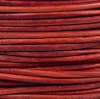 Q-Link Leather Cord (Natural Red)