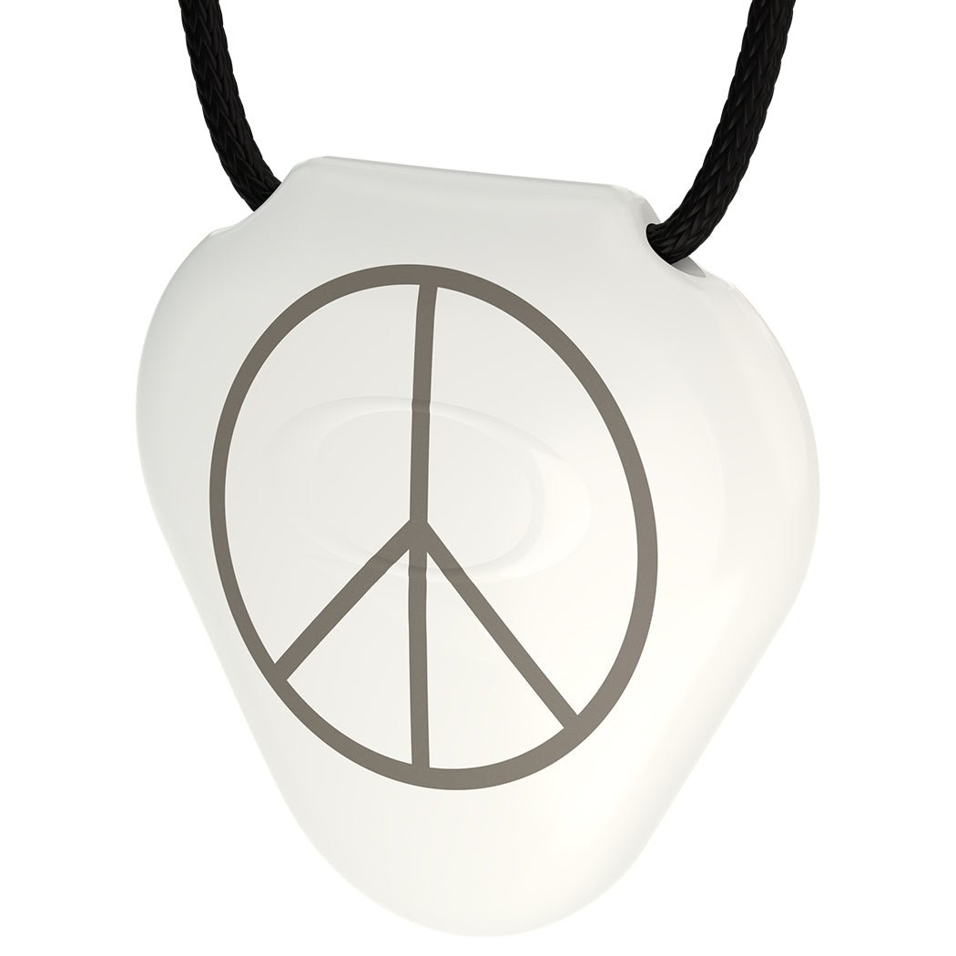 Q-Link Acrylic SRT-3 Pendant (Original White) Peace