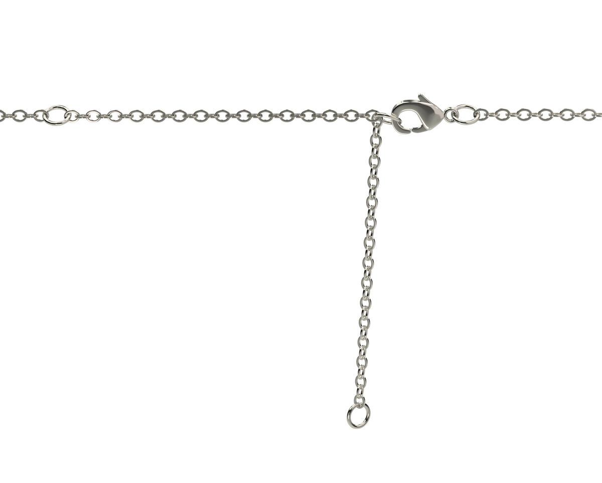 Q-Link Brilliant SRT-3 Pendant (Rhodium Finish)