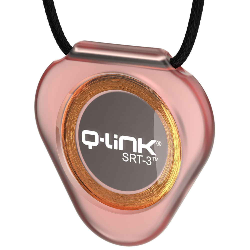 Q-Link Acrylic SRT-3 Pendant (Translucent Rosewater)