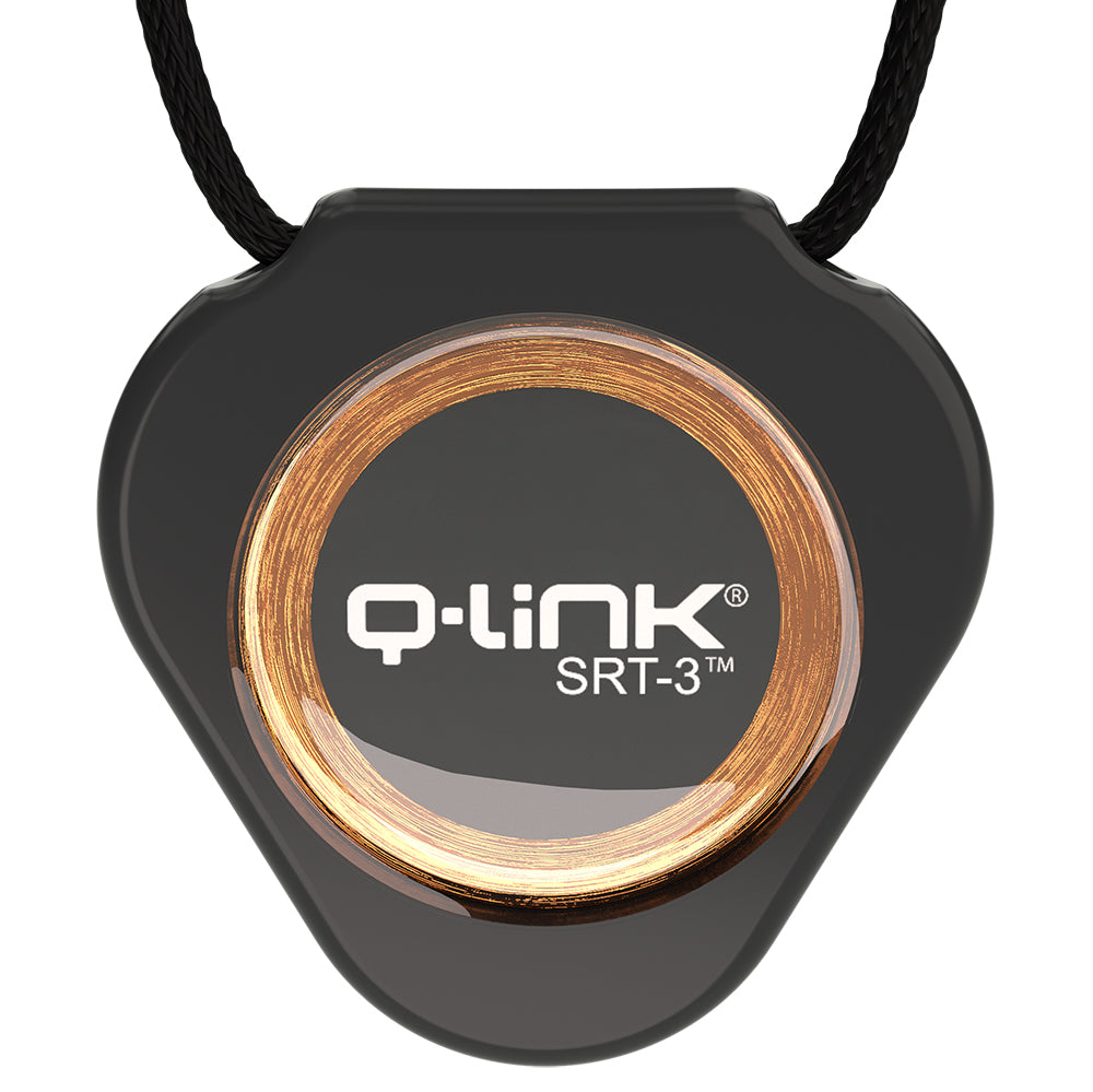 Q-Link Acrylic SRT-3 Pendant (Black) Sunburst