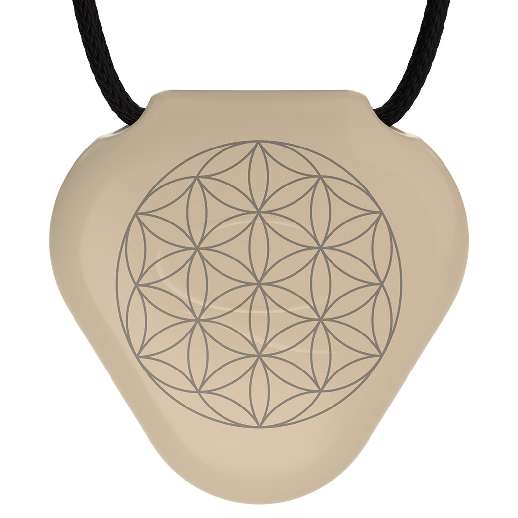 Q-Link Acrylic SRT-3 Pendant (Shifting Sand) Flower of Life