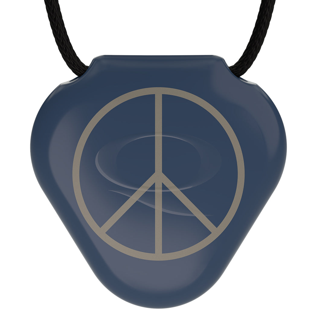 Q-Link Acrylic SRT-3 Pendant (True Blue) Peace