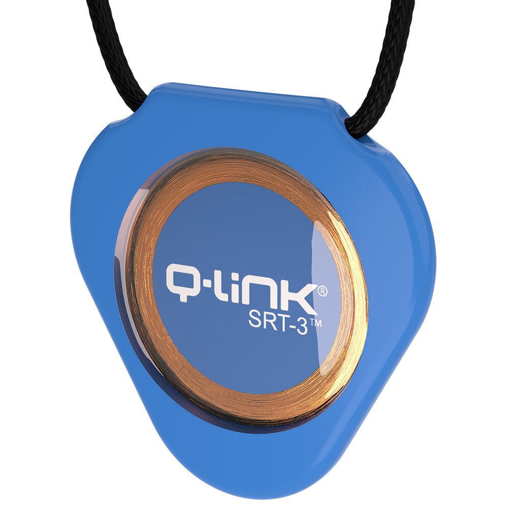 Q-Link de acrílico SRT-3 colgante (azul Aura)