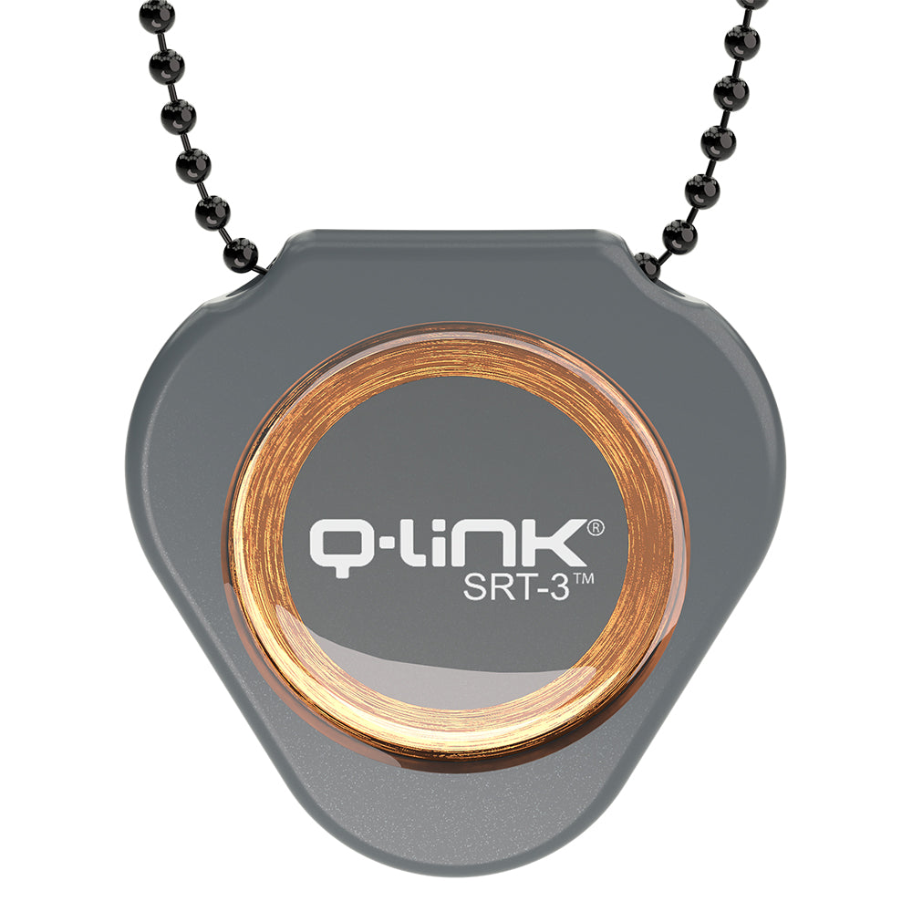 Q-Link marca de la cadena de cuentas (negro)