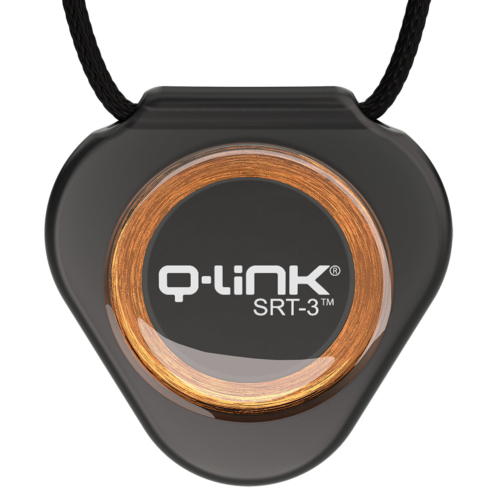 Q-Link acrílico SRT-3 colgante (translúcido de carbono)