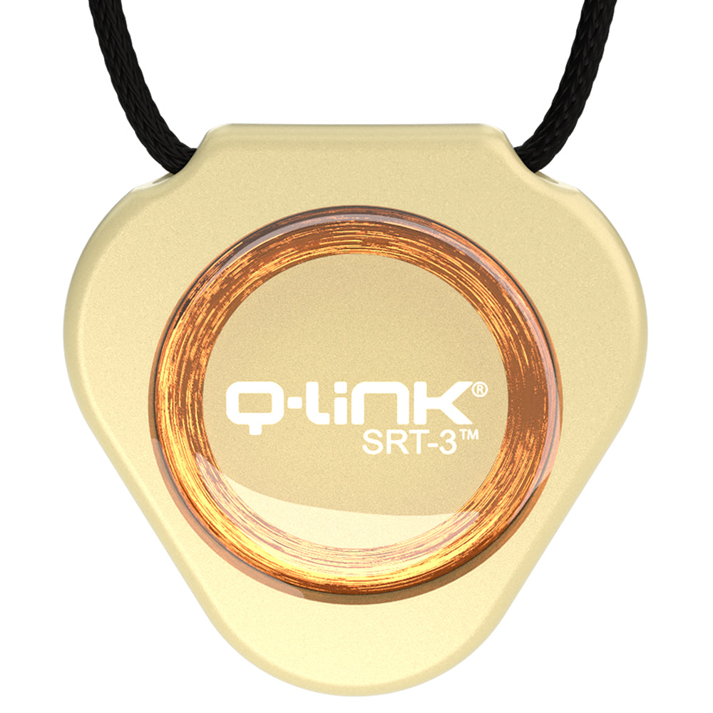 Q-Link Acrylic SRT-3 Pendant (Champagne Pearl)