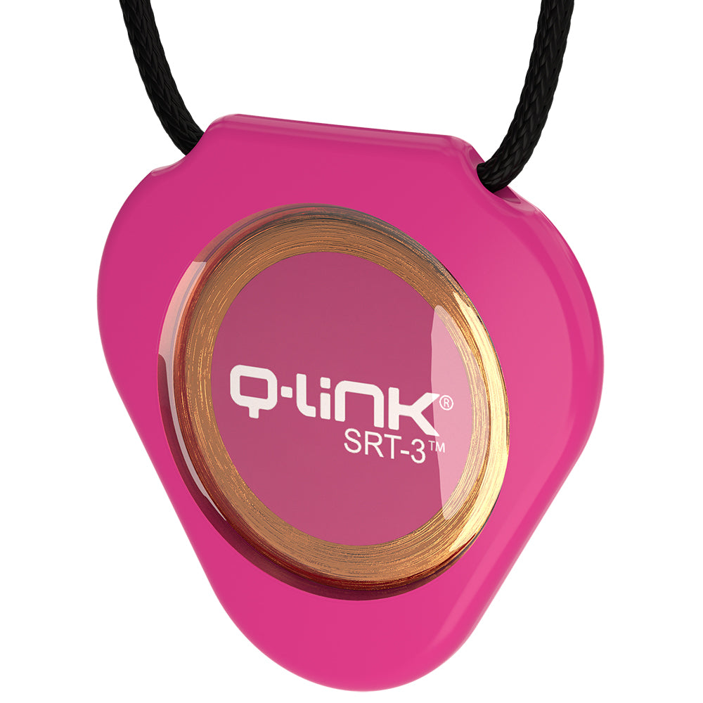 Q-Link de acrílico SRT-3 colgante (rosa)