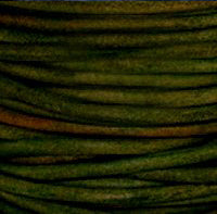 Cordón de cuero Q-Link (verde natural)