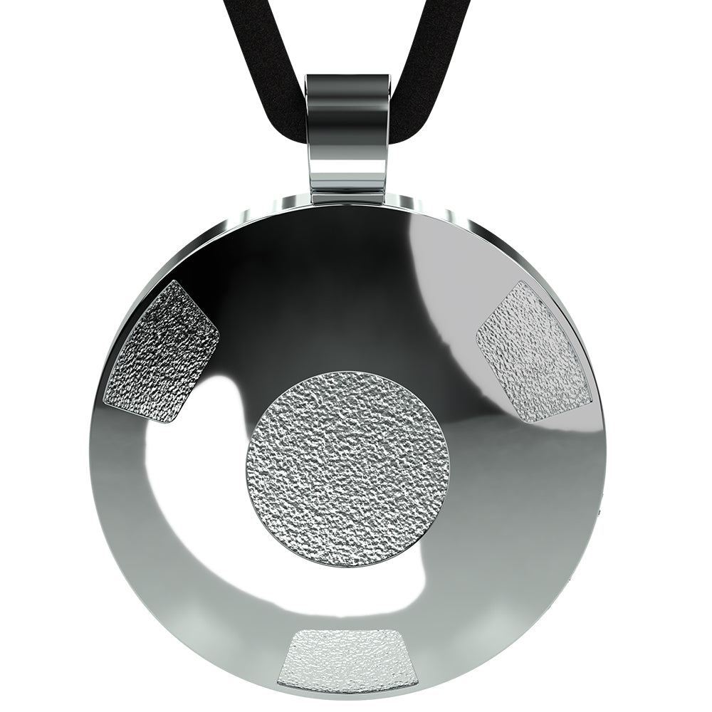 Q-Link .925 Silver Retro SRT-3 Pendant (Polished Finish)
