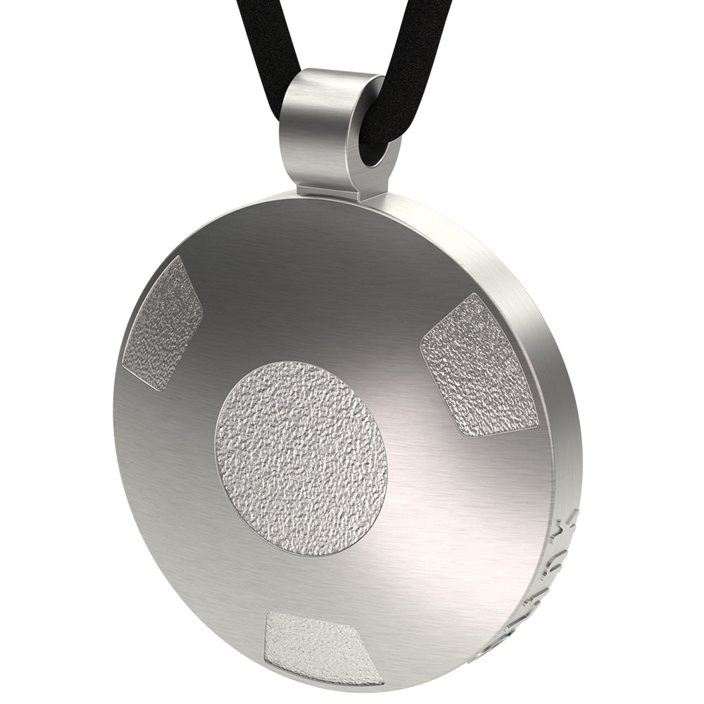 Q-Link .925 Silver Retro SRT-3 Pendant (Brushed Finish)