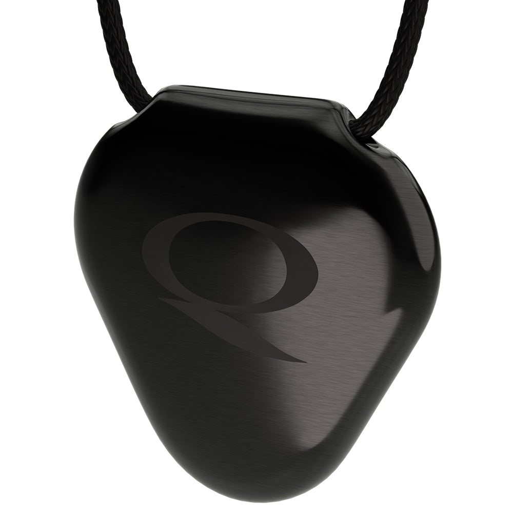 Q-Link Stainless Steel SRT-3 Pendant (Cosmos Black)