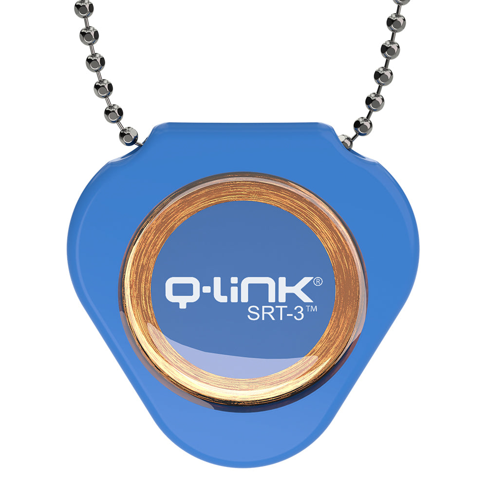 Q-Link de acrílico SRT-3 colgante (azul Aura)