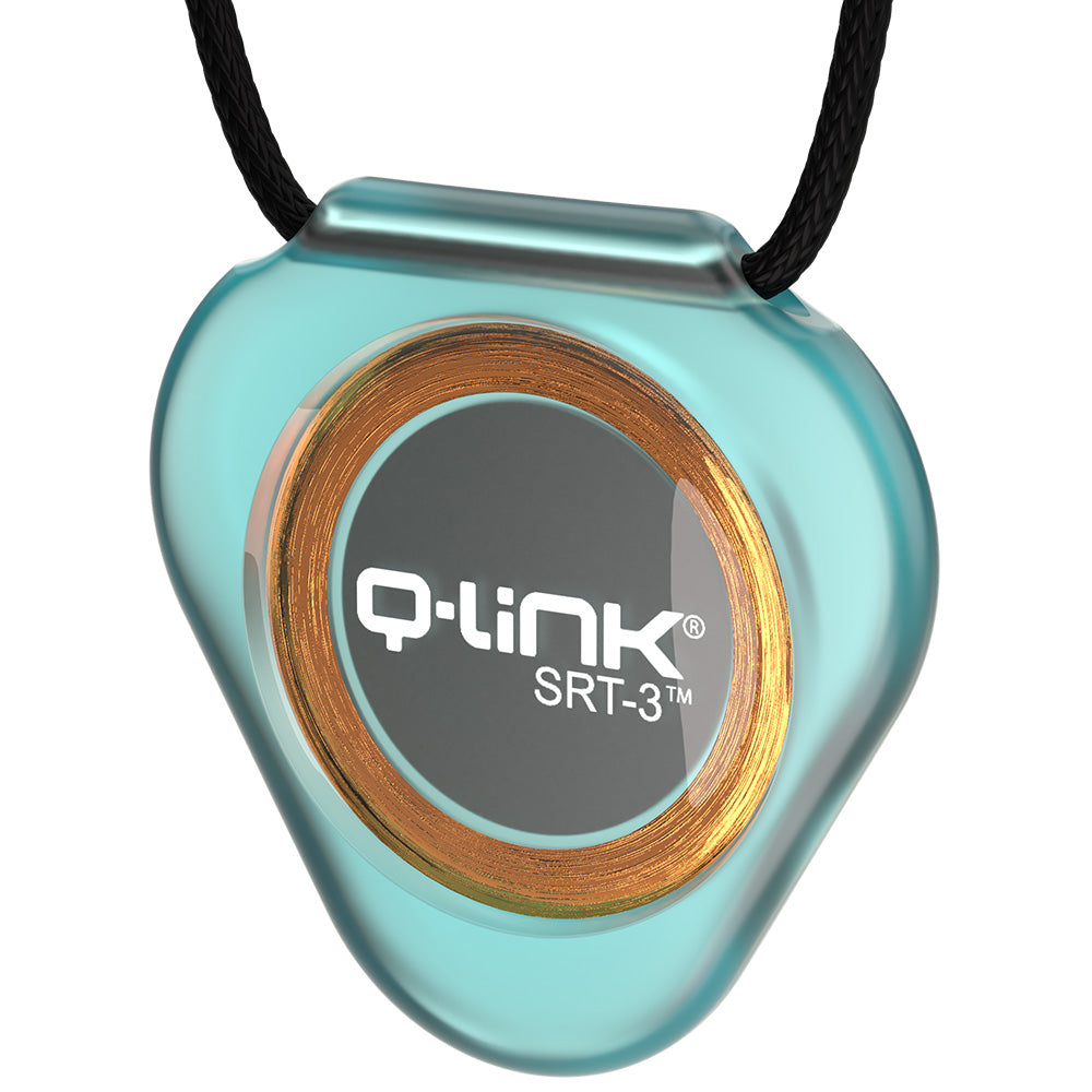 Q-Link Acrylic SRT-3 Pendant (Translucent Aquamarine)