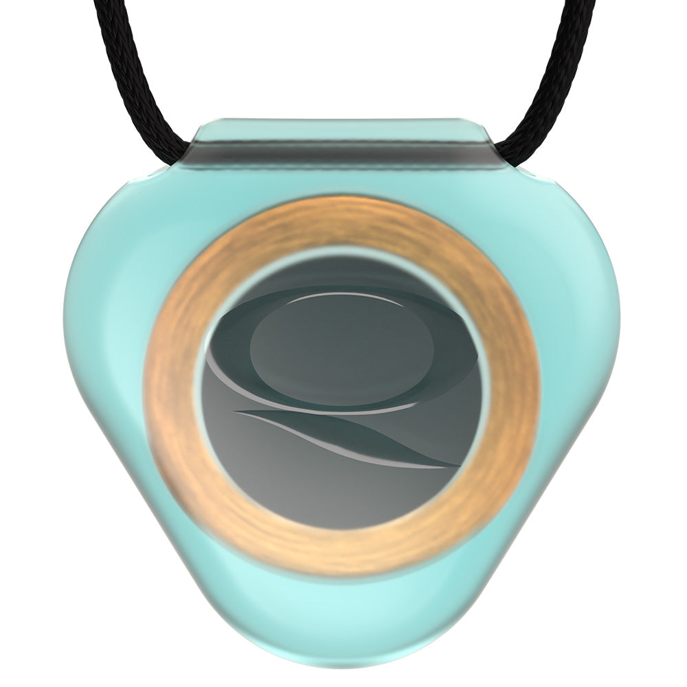 Q-Link Acrylic SRT-3 Pendant (Translucent Aquamarine)