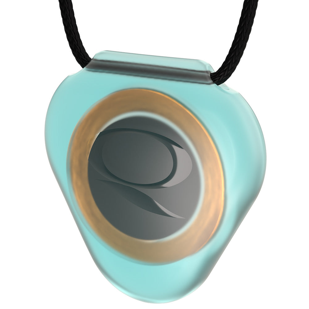 Q-Link Acrylic SRT-3 Pendant (Translucent Aquamarine)