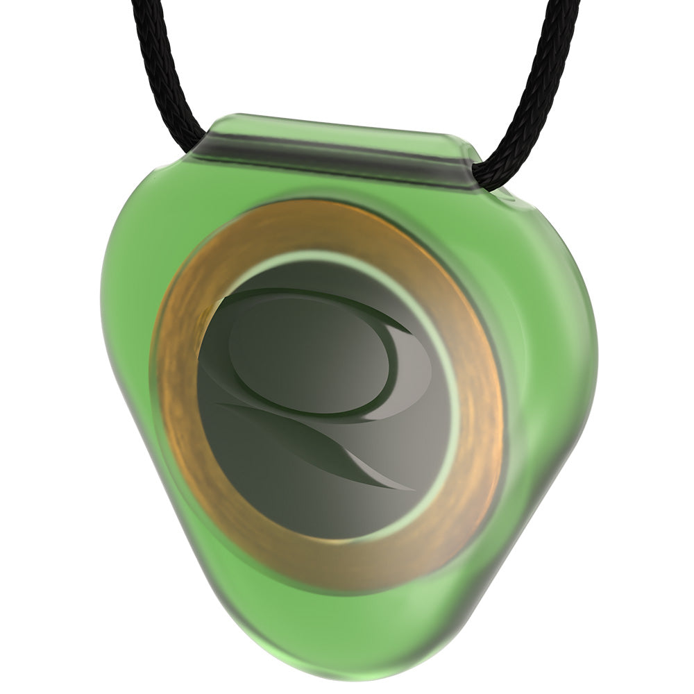 Q-Link Acrylic SRT-3 Pendant (Translucent Green Gem)