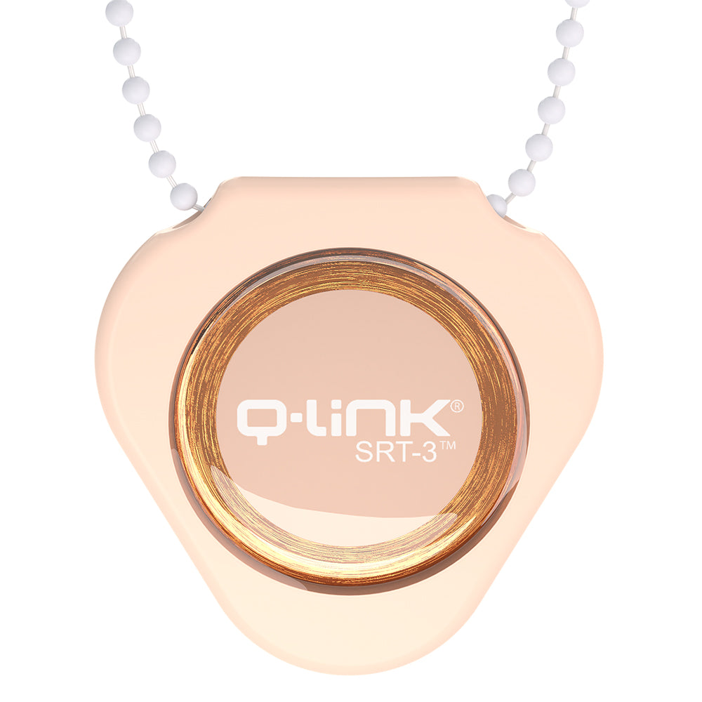 Q-Link marca de la cadena de cuentas (blanco)