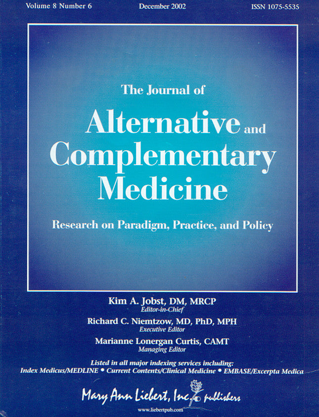 Journal of Alternative and Complementary Medicine