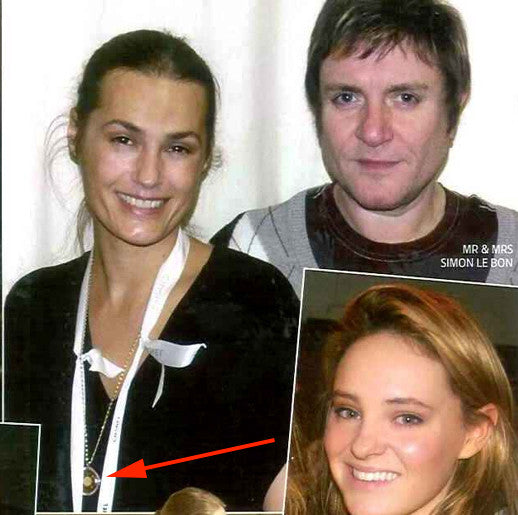 Spotted!  Tatler Magazine Mrs. Simon Le Bon wearing Q-Link
