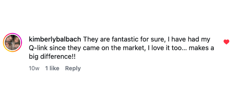 Customer comment about Q-Link