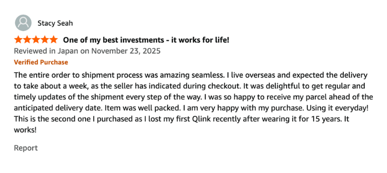 Customer comment about Q-Link