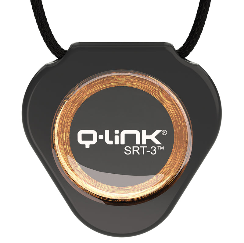 Q-Link Acrylic SRT-3 Pendant (Black) Peace+Love - NEW!