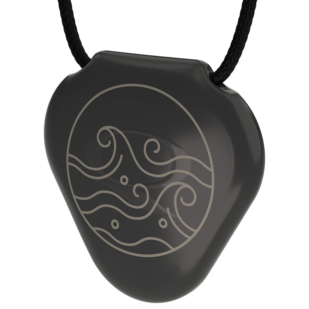 Q-Link Acrylic SRT-3 Pendant (Black) Water