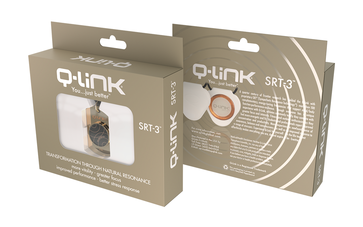Q-Link 14K Gold SRT-3 Tag