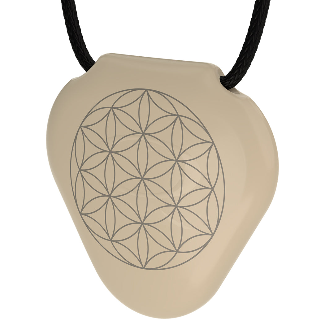 Q-Link Acrylic SRT-3 Pendant (Shifting Sand) Flower of Life
