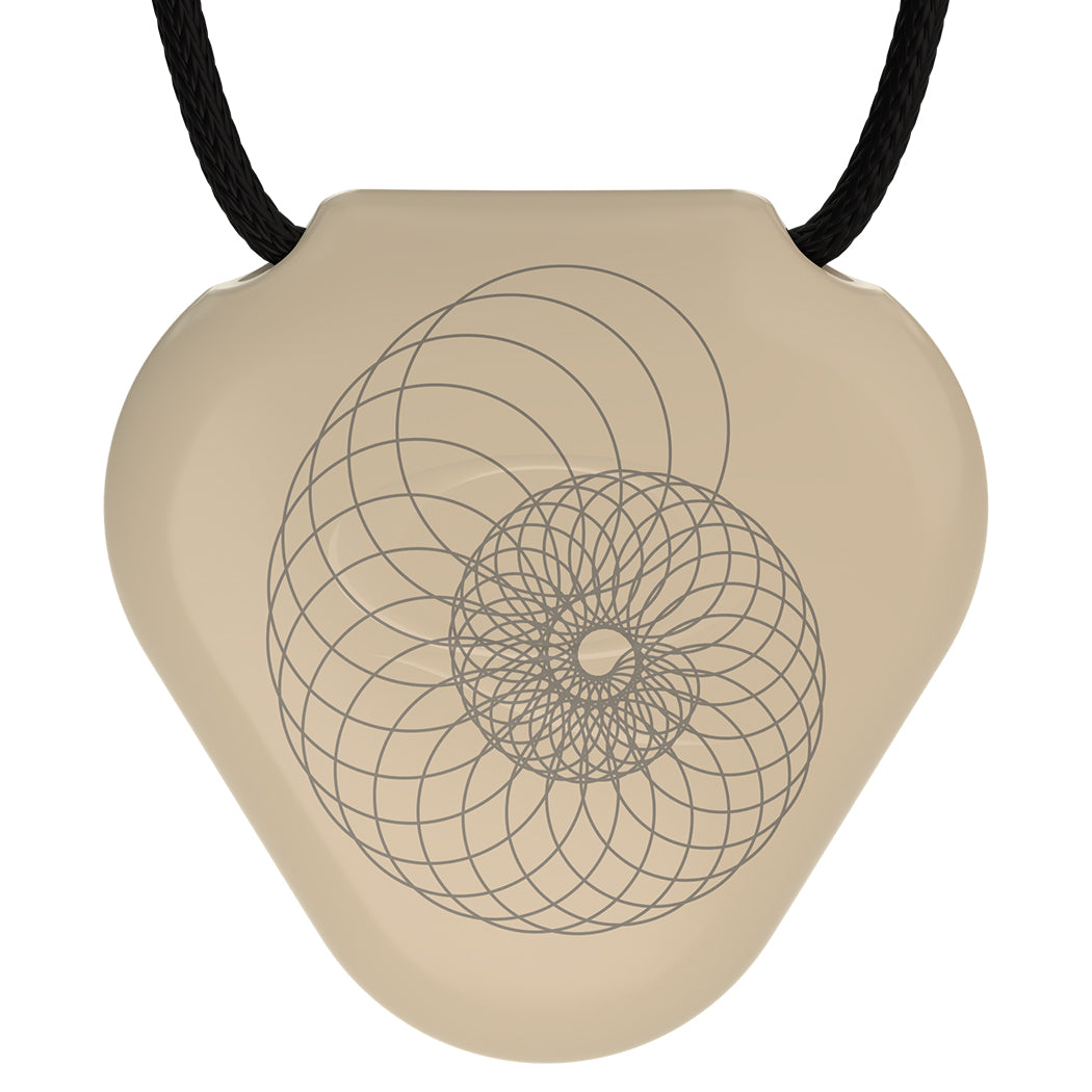 Q-Link Acrylic SRT-3 Pendant (Shifting Sand) Nautilus