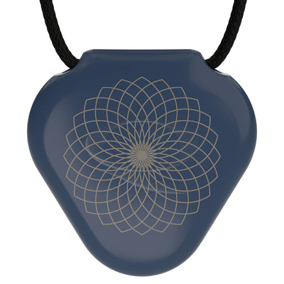Q-Link Acrylic SRT-3 Pendant (True Blue) Lotus Flower - NEW!