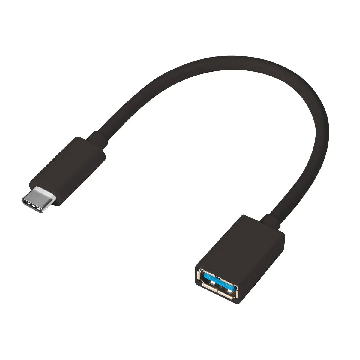 Q-Link 8&quot; Flexible USB-C to USB-A Adapter + Extension