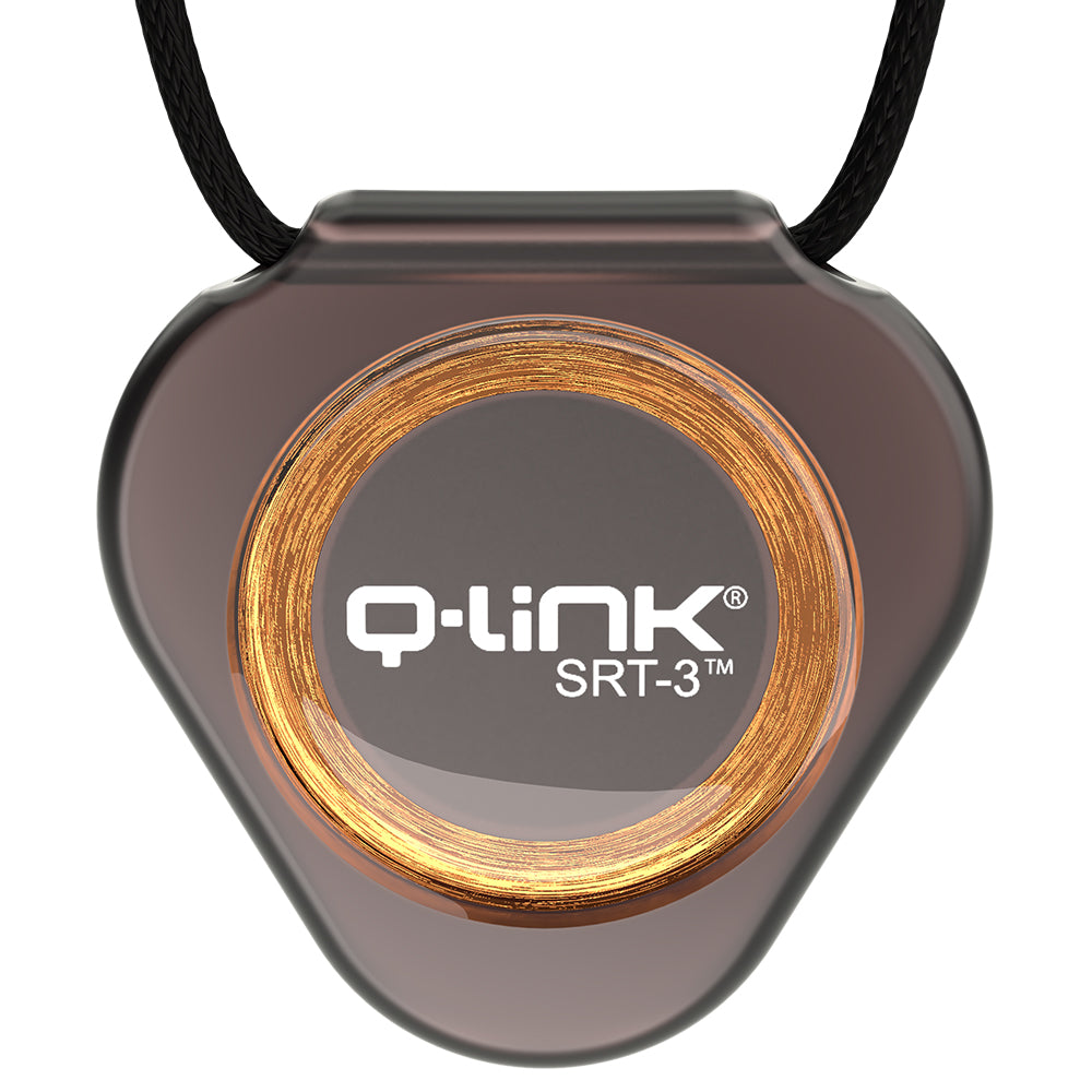 Q-Link Acrylic SRT-3 Pendant (Translucent Smoky Quartz)