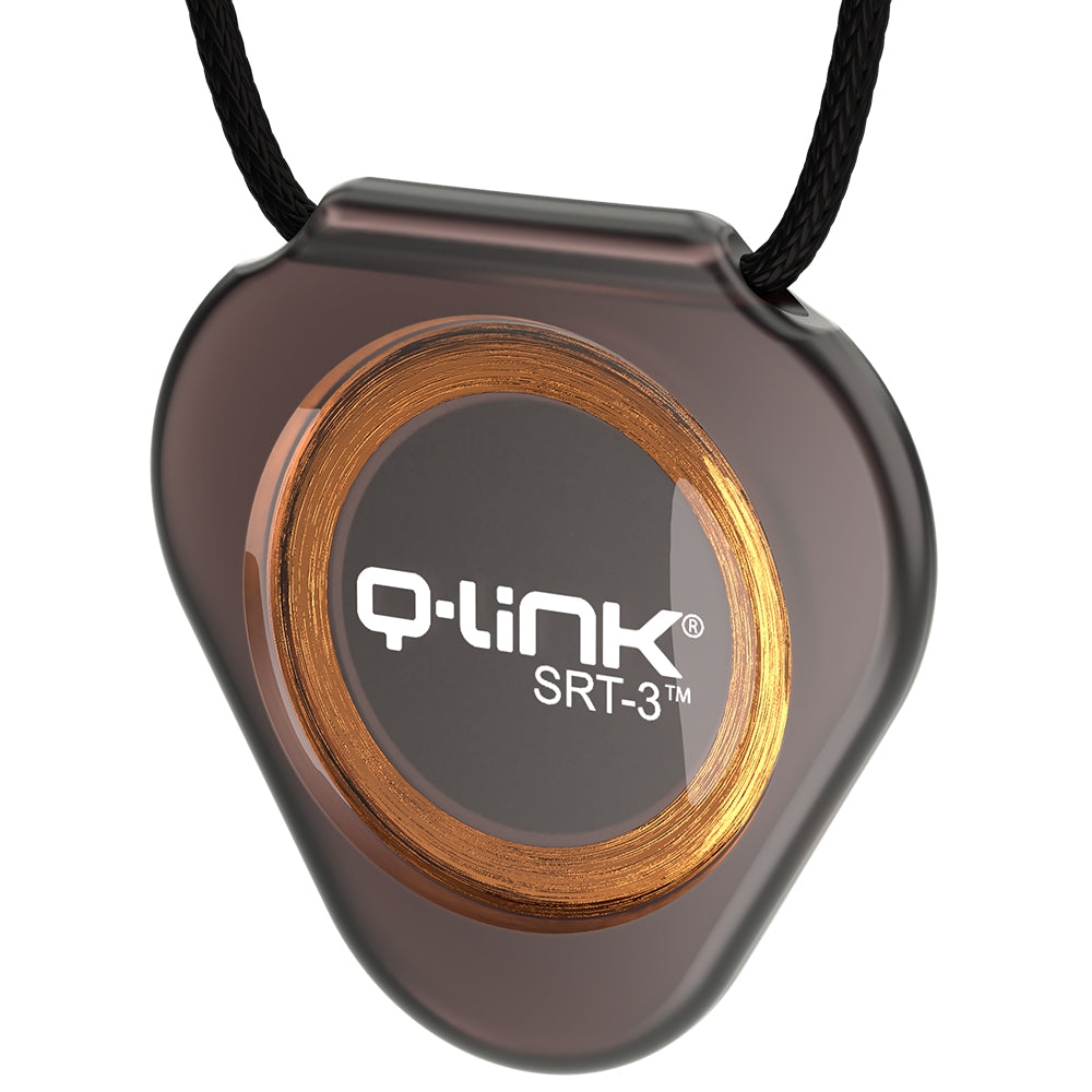 Q-Link Acrylic SRT-3 Pendant (Translucent Smoky Quartz)