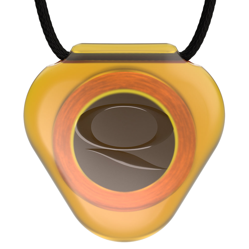 Q-Link Acrylic SRT-3 Pendant (Translucent Astral Amber)