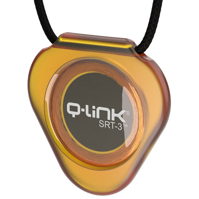 Q-Link Acrylic SRT-3 Pendant (Translucent Astral Amber)