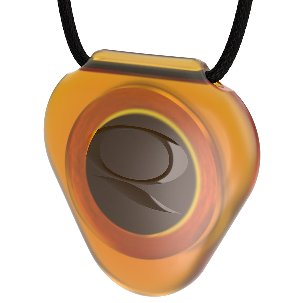 Q-Link Acrylic SRT-3 Pendant (Translucent Astral Amber)