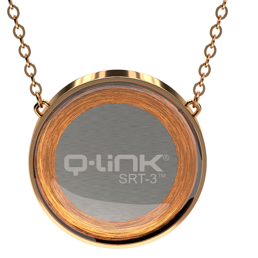 Q-Link Brilliant SRT-3 Pendant (Gold Finish)