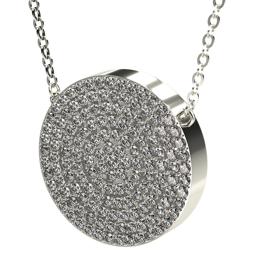 Q-Link Brilliant SRT-3 Pendant (Rhodium Finish)