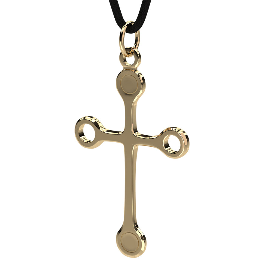 Q-Link 14K Gold SRT-3 Cross