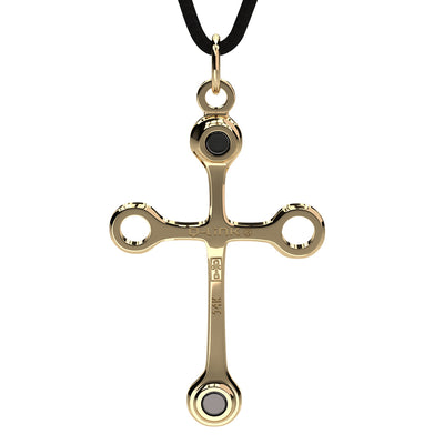 3 Cross Silver Necklace by Catherine Popesco Paris - Jewelry