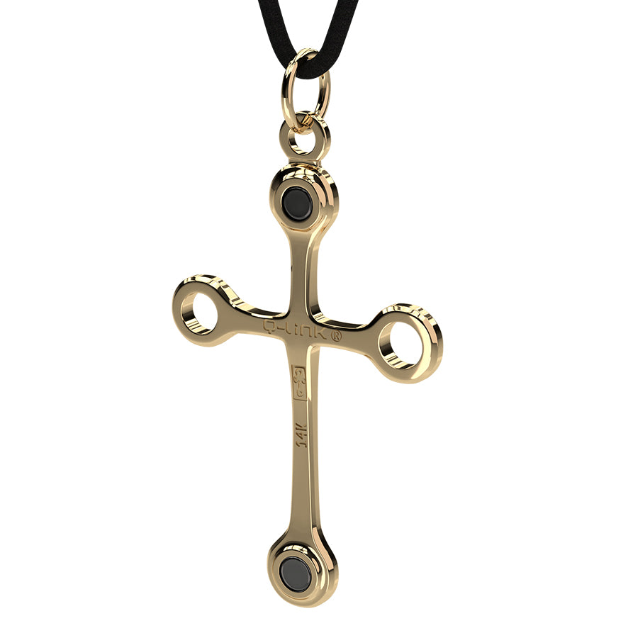 Q-Link 14K Gold SRT-3 Cross