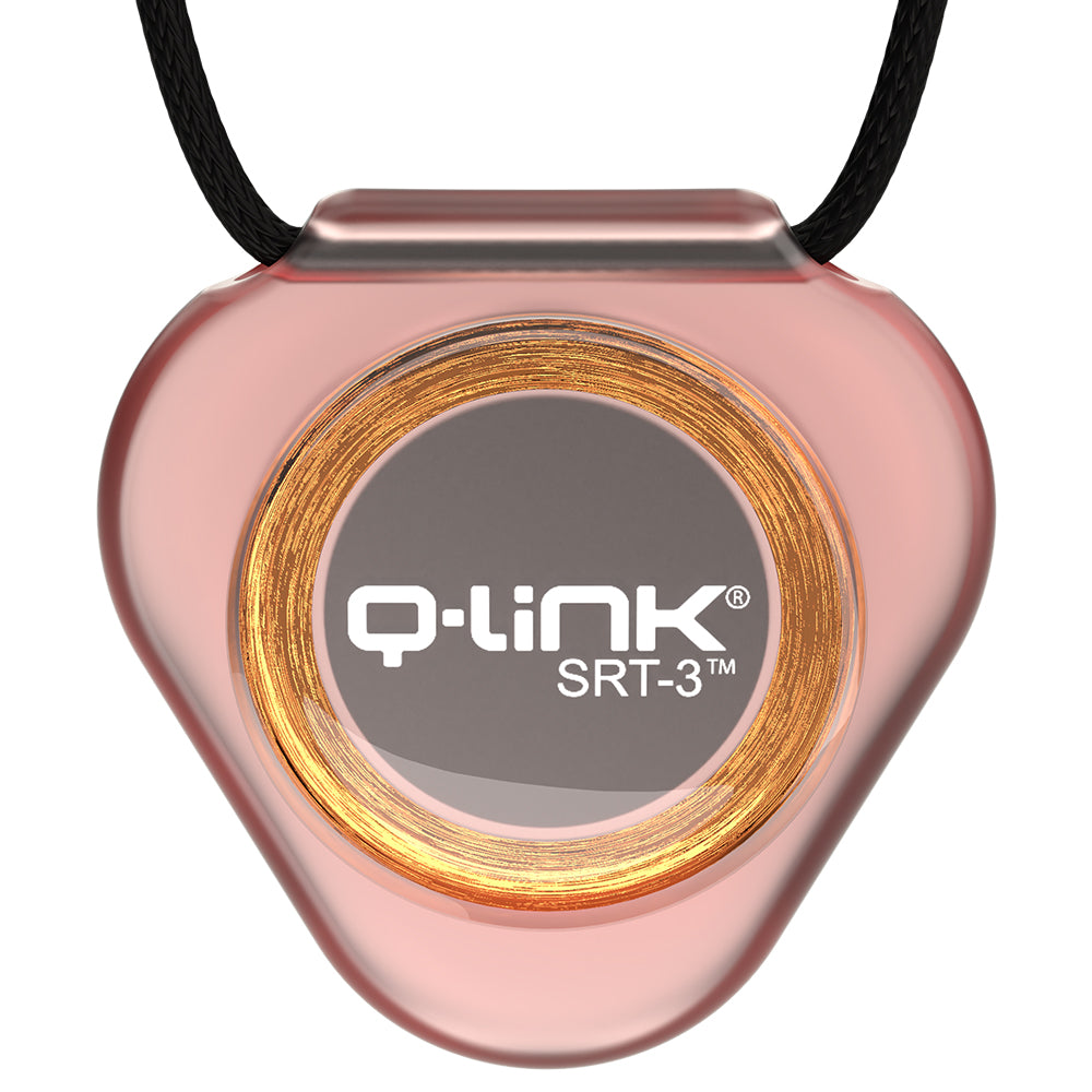 Q-Link Acrylic SRT-3 Pendant (Translucent Rosewater)