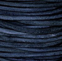 Q-Link Leather Cord (Natural Blue)