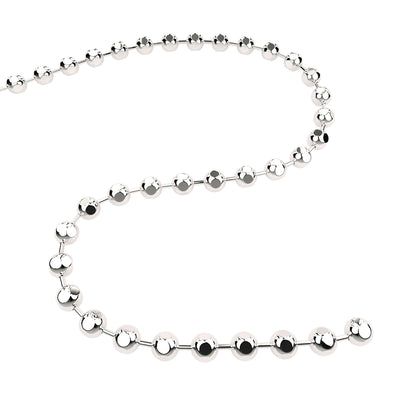 Q-Link Brand Sterling Silver Chain (Faceted)