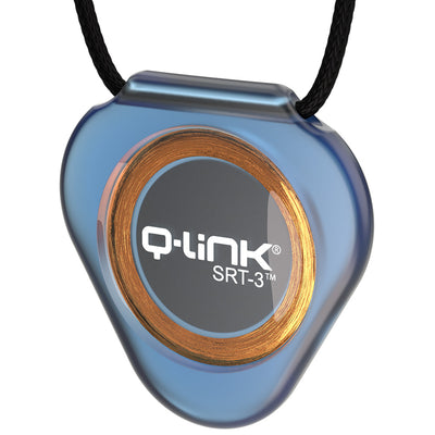 Q-Link Acrylic SRT-3 Pendant (Translucent Blue Quartz)