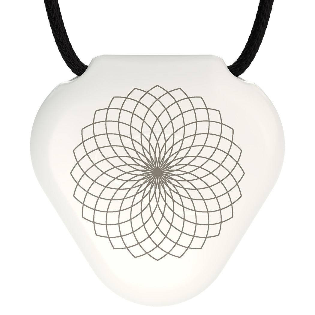 Q-Link Acrylic SRT-3 Pendant (Original White) Lotus Flower