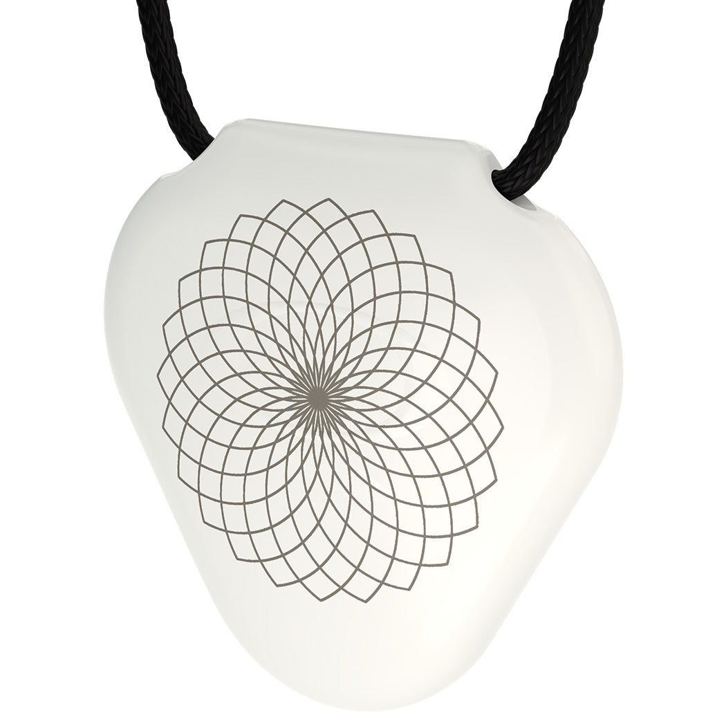 Q-Link Acrylic SRT-3 Pendant (Original White) Lotus Flower - New!